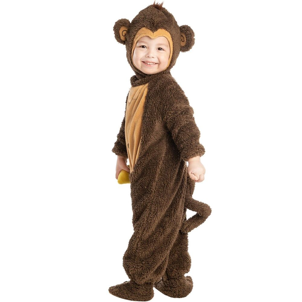 Spooktacular Creations Halloween Baby Monkey Costume with Toy Banana